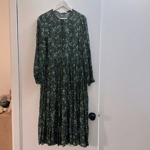 Zara long soft flower print dress